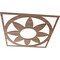 Ekena Millwork Blume Wood Fretwork Pierced Ceiling Medallion, Walnut, 28"OD x 9 3/4"ID x 1/4"T CMWP28X28X0250BLWA - alternate 3